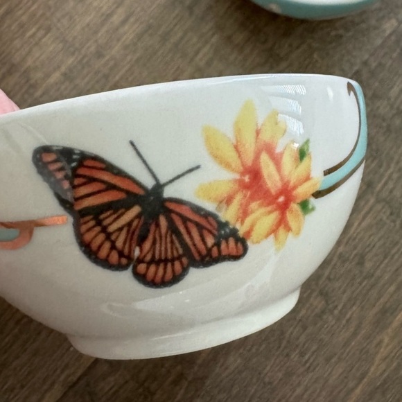 Anthropologie Lou Rota Mother Nature Floral Measuring Cups Set of 4 New With Tag - Picture 7 of 12